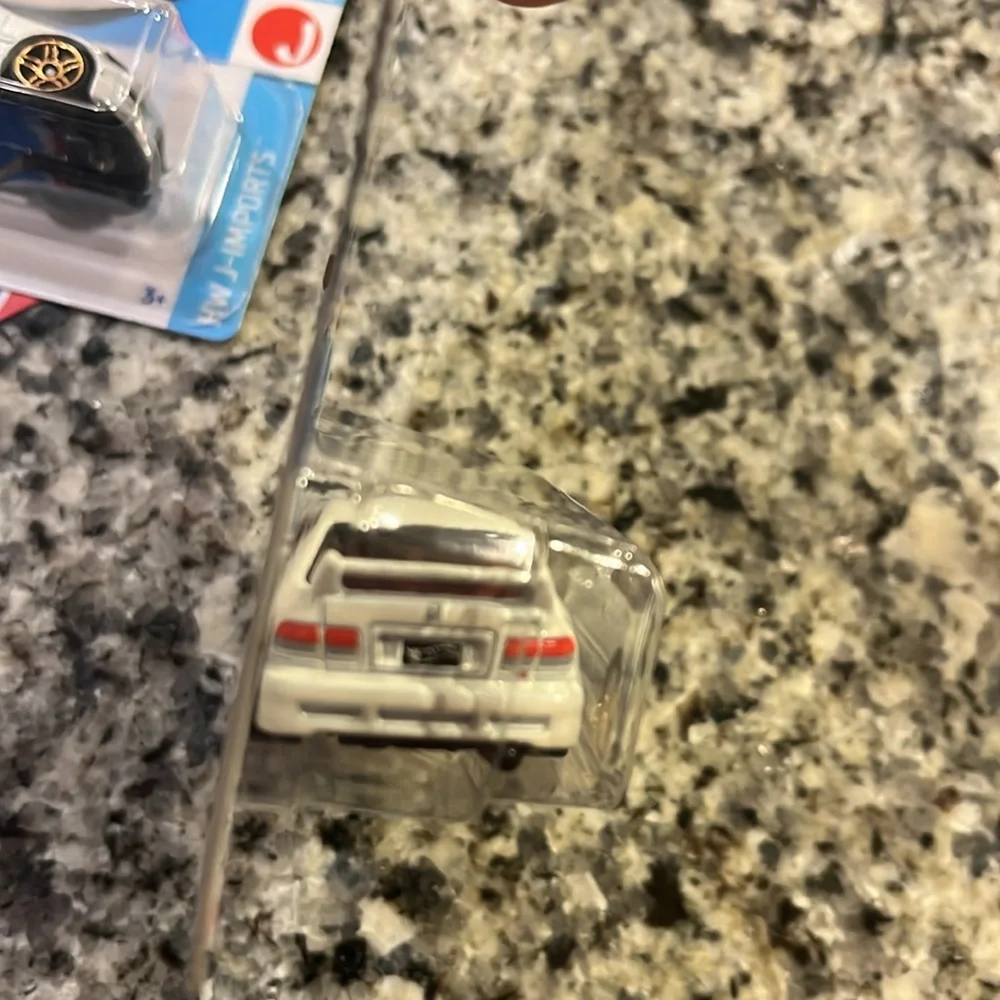 Hot Wheels Honda Civic Si J Imports Toy Car x2 white 1/64 Mattel